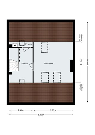 Floorplan - Mozartlaan 41, 4614 AL Bergen op Zoom